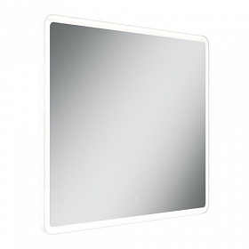 Зеркало Sancos Arcadia 90x70 белое LED подсветка AR900