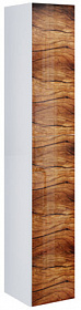 Шкаф-пенал Marka One Glass Lacio 30П левый подвесной wood У73228 Водяной