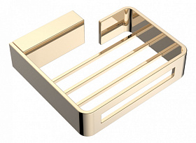 Держатель для мыла решётка латунь Boheme Q 10959-G золото Водяной