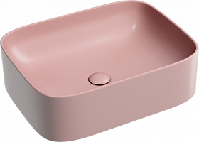 Раковина (умывальник) Ceramica Nova Element 50 розовая накладная (чаша на столешницу) CN6052MP Водяной