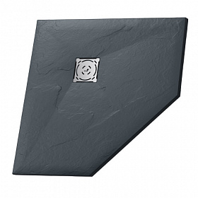 Душевой поддон иск. камень RGW Stone Tray ST/T-G 90х90х2,5 угловой (пятиугольник) 16155099-02