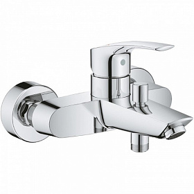 Смеситель для ванны/душа (короткий излив) Grohe Eurosmart New 33300003 хром латунь Водяной