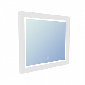 Зеркало Iddis Oxford 80 белое с подогревом LED подсветка ЗЛП110