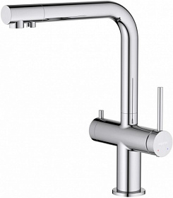 Смеситель для кухни (мойки) Aquatek Европа AQ1385CR с переключ.для фильтра питьевой воды хром латунь Водяной