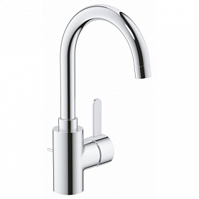 Смеситель для умывальника (раковины) Grohe Eurosmart Cosmopolitan 32830001 хром латунь Водяной