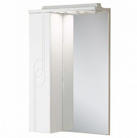 Зеркало-шкаф Акватон Панда 50 шкаф слева белое LED подсветка 1A007402PD01L Водяной
