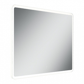 Зеркало Sancos Arcadia 100x70 белое LED подсветка AR1000 Водяной