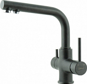 Смеситель для кухни (мойки) Lemark Comfort LM3061PAN с переключ.для фильтра питьевой воды антрацит латунь