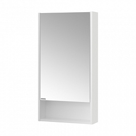 Зеркало-шкаф Акватон Сканди 45 белое с полочкой 1A252002SD010 Водяной