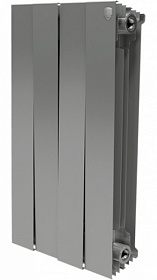 Радиатор биметалл Royal Thermo PianoForte Silver Satin 500 4 секц.
