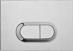 Кнопка смыва (клавиша) для инсталляции Vitra прямоугольная c овал.кнопками хром глянец 740-0580 Водяной