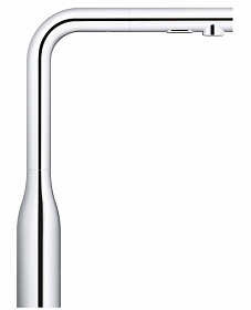 Смеситель для кухни (мойки) Grohe Essence 30270000 вытяжной излив хром латунь Водяной