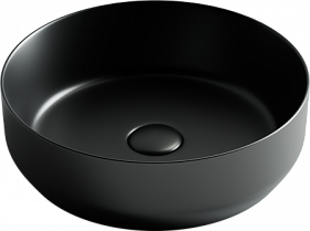 Раковина (умывальник) Ceramica Nova Element 39 чёрная накладная (чаша на столешницу) CN6022MB Водяной