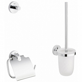 Набор аксессуаров Grohe Essentials 3 в 1 40407001 хром Водяной