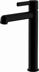 Смеситель для умывальника (раковины) Haiba HB814-7 HB11814-7 чёрный латунь Водяной