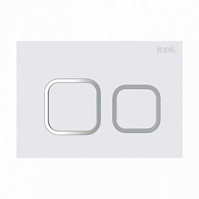 Кнопка смыва (клавиша) для инсталляции Iddis Unifix 040 прямоугольная белая матовая UNI40MWi77 Водяной