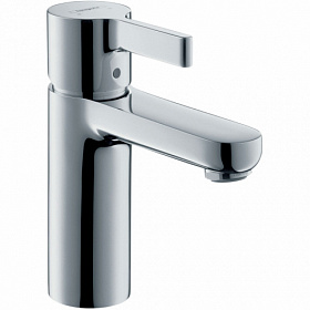 Смеситель для умывальника (раковины) Hansgrohe Metris S 31068000 хром латунь Водяной