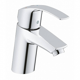 Смеситель для умывальника (раковины) Grohe Eurosmart New 32154002 хром латунь Водяной