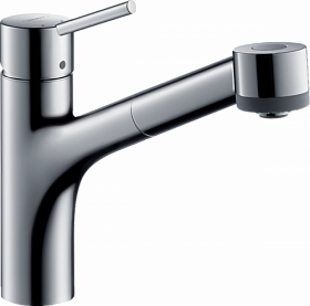 Смеситель для кухни (мойки) Hansgrohe Тalis S 32841000 вытяжной излив хром латунь Водяной