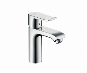 Смеситель для умывальника (раковины) Hansgrohe Metris 31084000 хром латунь Водяной