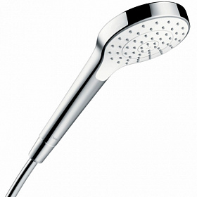 Лейка для душа Hansgrohe Croma Select S 1jet 1 реж. d110 мм 26804400 белая/хром круглая Водяной