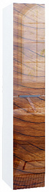 Шкаф-пенал Marka One Glass Idalgo 30П левый подвесной wood У73198
