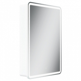 Зеркало-шкаф Sancos Diva 60х80 белое LED подсветка DI600 Водяной