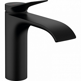 Смеситель для умывальника (раковины) Hansgrohe Vivenis 75020670 чёрный латунь Водяной