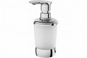 Дозатор жидкого мыла стекло/металл AM.PM Sensation A3031900 хром/белый Водяной