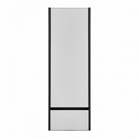 Шкаф-пенал Style Line Монако 36 Plus подвесной бетон/белый лакобель 00-03018