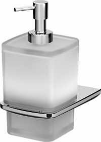 Дозатор жидкого мыла 0,25 л стекло/металл AM.PM Inspire V2.0 A50A36900 хром/белый Водяной