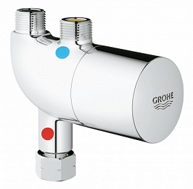 Смеситель для умывальника (раковины) термостат Grohe Grohtherm Micro 34487000 хром латунь Водяной