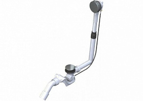 Обвязка для ванны (слив-перелив) Kaldewei Comfort-Level KA 4002 полуавтомат (тросик) регулируемая хром 687772340999 Водяной